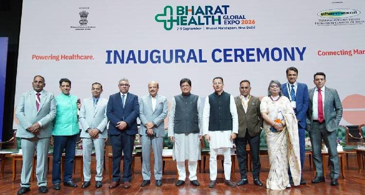 Union Minister of Commerce and Industry inaugurates Bharat Health Global Expo 2026