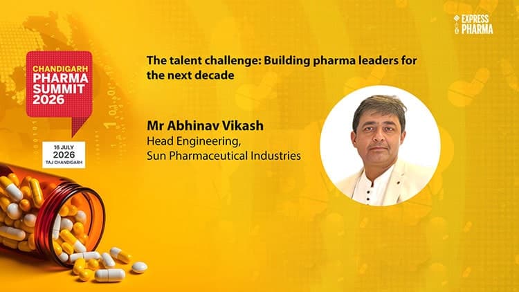 Mr Abhinav Vikash, Head Engineering, Sun Pharmaceutical Industries