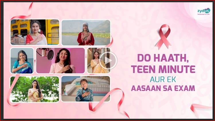Zydus launches Season 3 of âEasiest Examâ campaign to promote breast cancer awareness